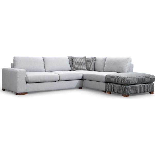 Loop hjørnesofa - Grå Loop hjørnesofa - Grå