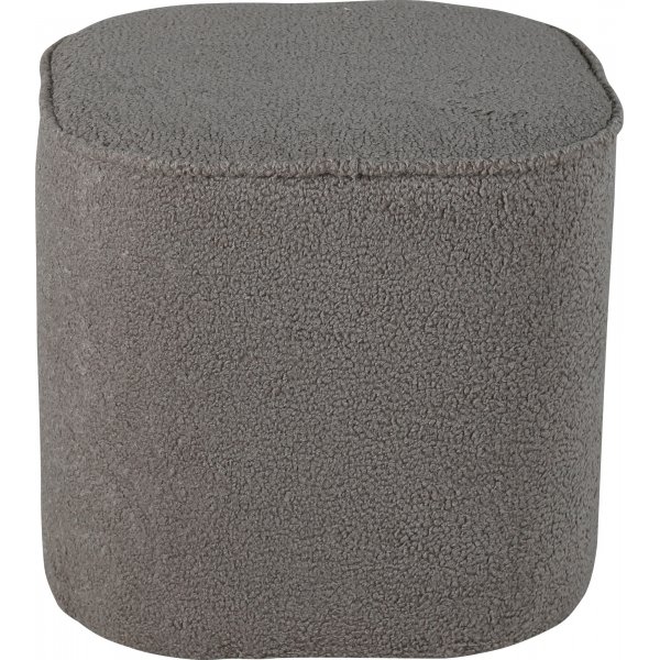 Chip sittepuff - Grbeige teddy