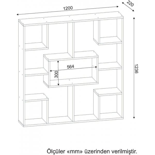 Optimist bokhylle - Hvit