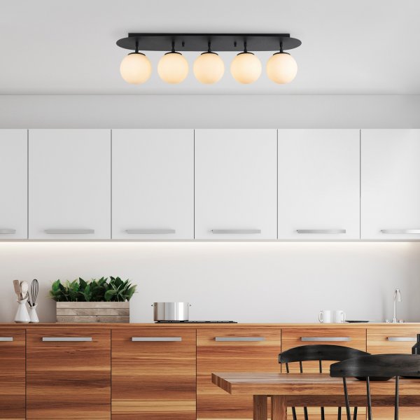 Brønntaklampe 11740 - Sort/hvit Brønntaklampe 11740 - Sort/hvit