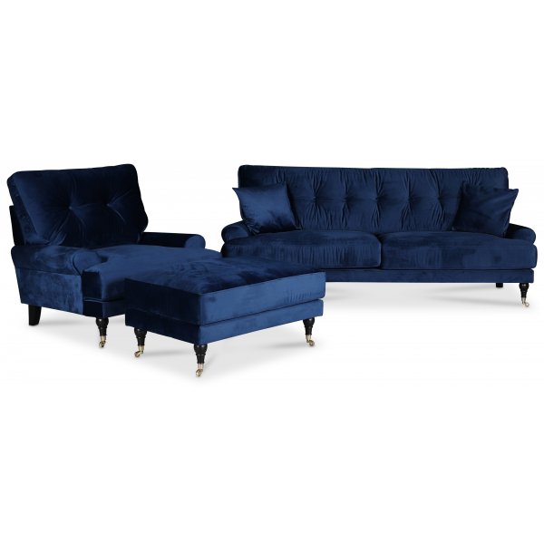 Adena Fotskammel XL - Midnattbl flyel