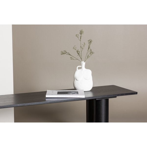 Olivia benk 180 cm - Sort