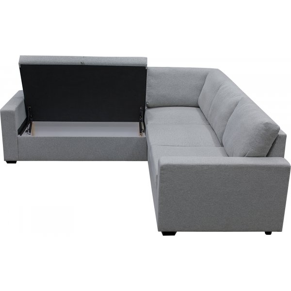 Sovesofa Belissa frem oppredet hjørnesofa - lysgrå Rocco + Flekkfjerner for møbler Sovesofa Belissa frem oppredet hjørnesofa - lysgrå Rocco + Flekkfjerner for møbler