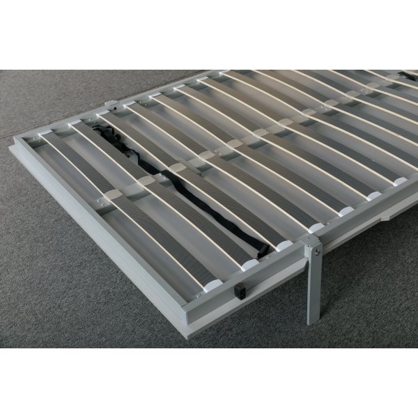 Veggseng 120×200 cm vertikal - Grå - Compact Living Veggseng 120×200 cm vertikal - Grå - Compact Living