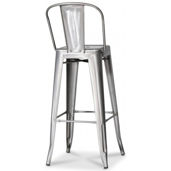 France Blanco Barstol i metall - Galvanisert metall