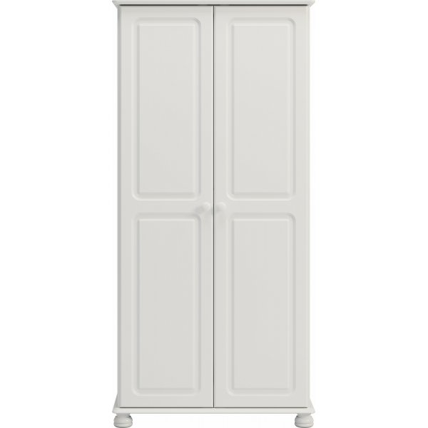 Richmond garderobeskap med 2 drer - Hvit