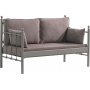 Lalas 2-seters utesofa - Brun