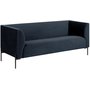 ana 3-seter sofa - Mrkebl velour