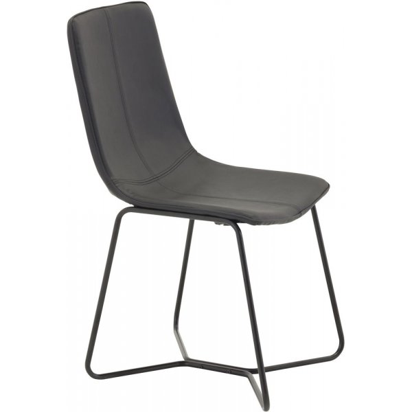 Spisestol Bridge - Svart / Svart PU Spisestol Bridge - Svart / Svart PU