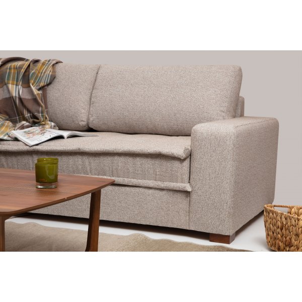 Lena divansofa - Sandbeige