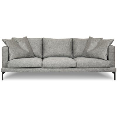 Davis 4-seters sofa - Gr (Rocco 281 stoff)