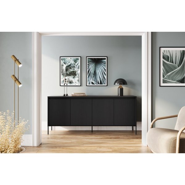Trend skjenk B193 cm - Sort