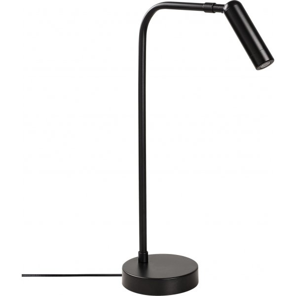 Ur bordlampe - Svart