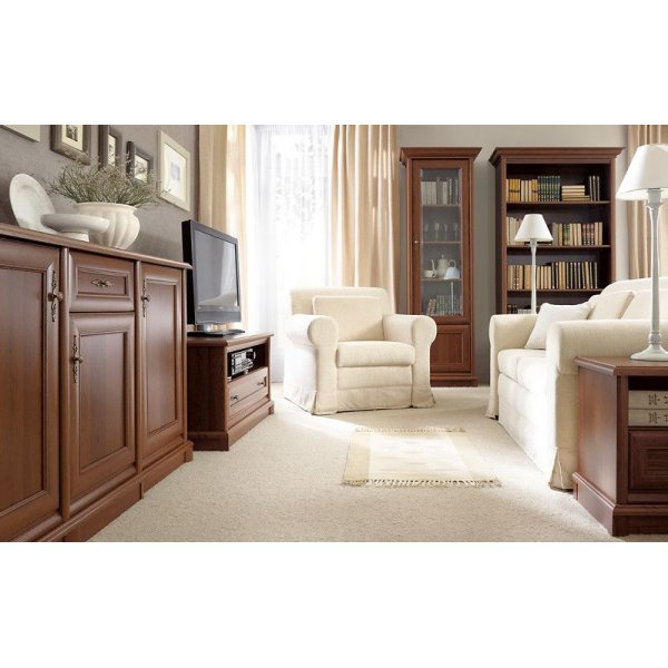 Forsbacka vitrineskap - Kastanje