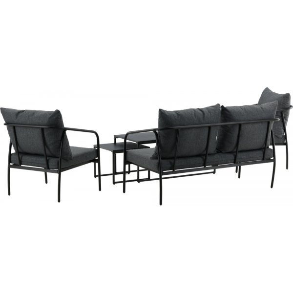 Sopot sofagruppe - Sort/Grå Sopot sofagruppe - Sort/Grå