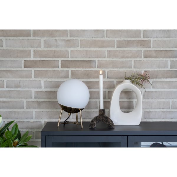 Marma lysestakebue - Brun