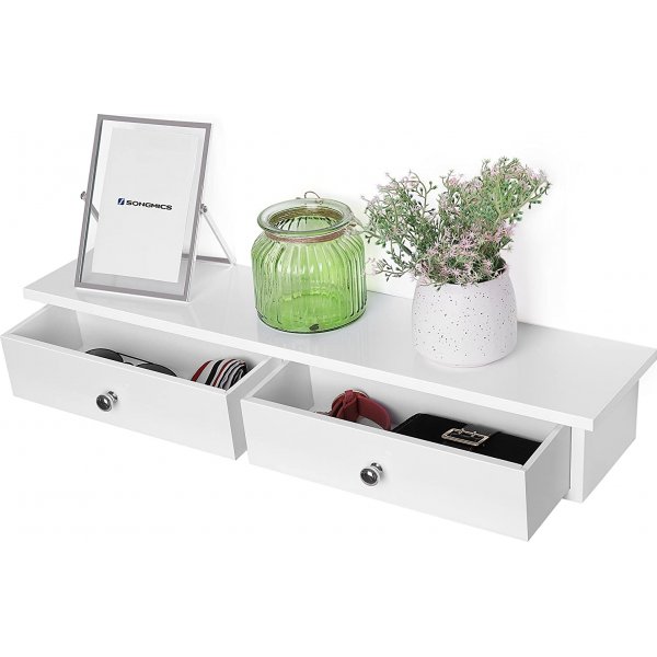 Elvy vegghylle - Hvit Elvy vegghylle - Hvit