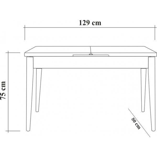 Vina matvaregruppe - Valnøtt/beige Vina matvaregruppe - Valnøtt/beige