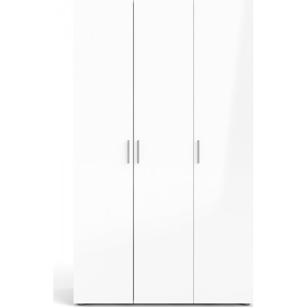 Pepe garderobeskap med 3 dører - Eik/hvit Pepe garderobeskap med 3 dører - Eik/hvit