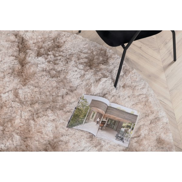 Ryeteppe Elena - Champagnefarget Polyester Ryeteppe Elena - Champagnefarget Polyester