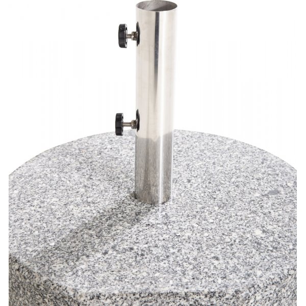 Stathera parasollfot �50 cm - Gr�/S�lv