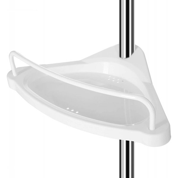 Abarema dusjhylle - Sølv/hvit Abarema dusjhylle - Sølv/hvit