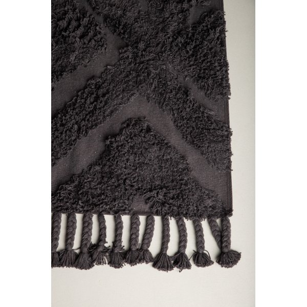 Kleva bomullsteppe - Mørk grå Kleva bomullsteppe - Mørk grå