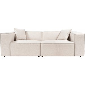 Lora 2-seters sofa - Lysebrun