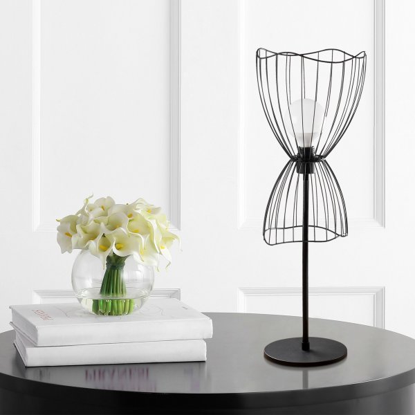 Zeyno bordlampe - Svart