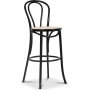 Byetre barstol No 18 - Svart / Rotting