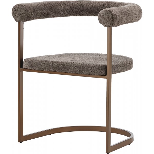 Morgen spisestuestol - Brun boucle Morgen spisestuestol - Brun boucle