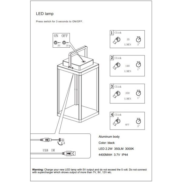 Lezant lyslykt - Svart Lezant lyslykt - Svart