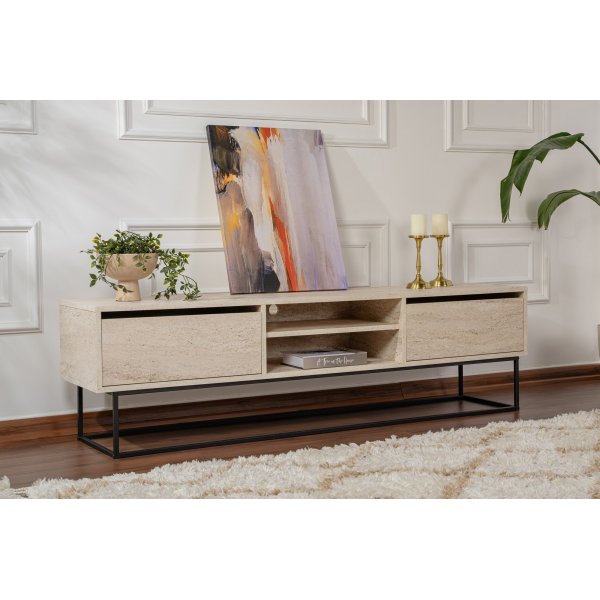 TV-stativ 180 cm beige - Escape TV-stativ 180 cm beige - Escape