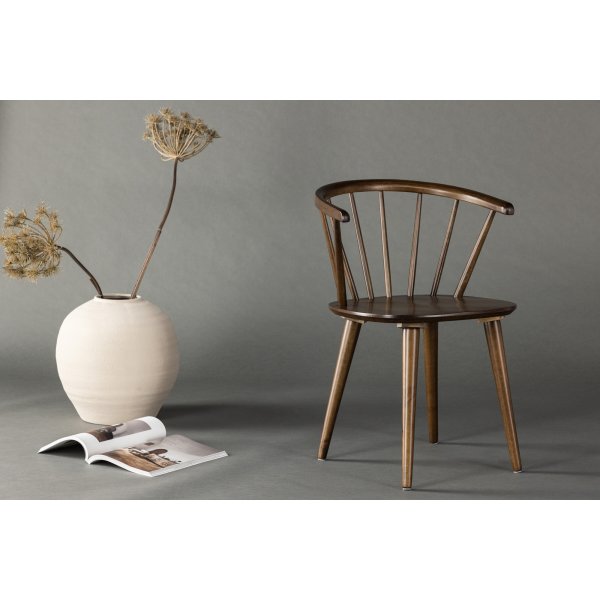 Bobby spisestol - Mocca