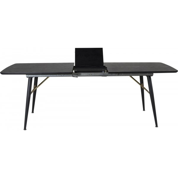 Ansmark spisebord, 180-220 cm - Svart