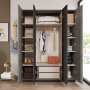Home garderobe 2 - Antrasitt/gr