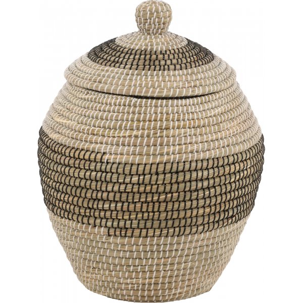 Chennai kurv Ø33 cm - Beige/sjøgress Chennai kurv Ø33 cm - Beige/sjøgress