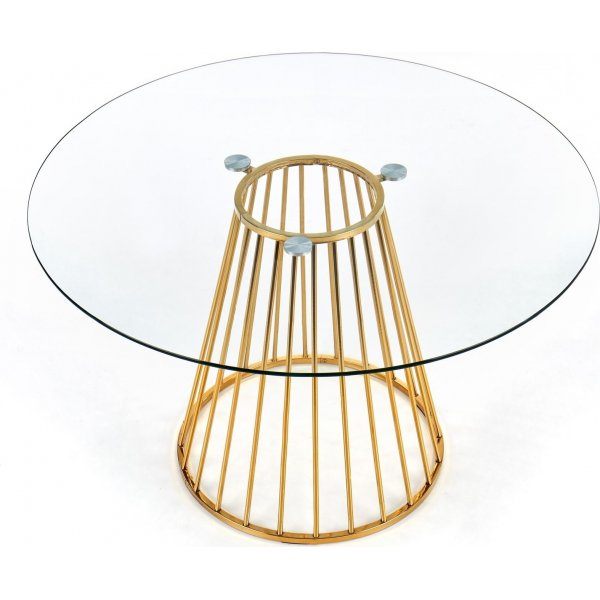 Liverpool rundt spisebord 120 cm - Gull