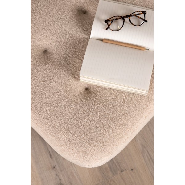 Salina puff - Hvit fleece