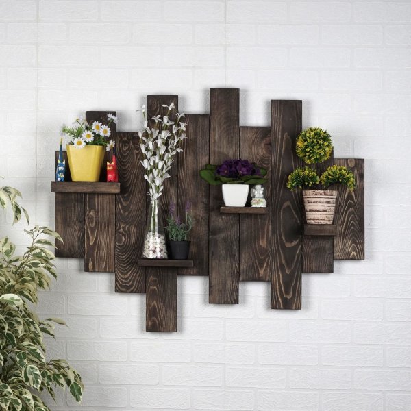 Rafa vegghylle 84 - Mørk eik Rafa vegghylle 84 - Mørk eik