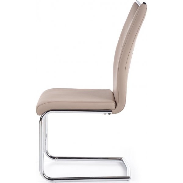 Stol Annmarie - Cappuccino/krom Stol Annmarie - Cappuccino/krom