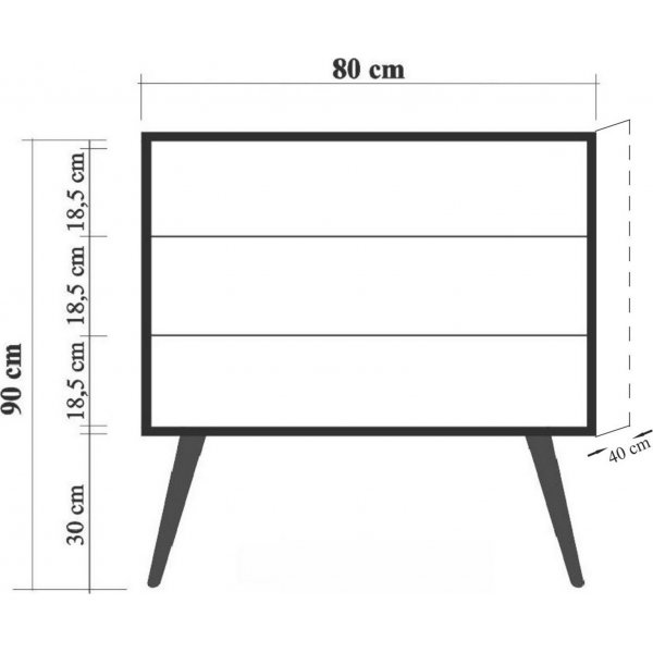 City Cat kommode - Beige