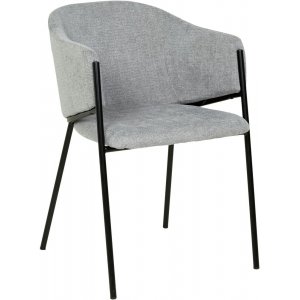 Stacey karmstol - Grå hvit/svart + Flekkfjerner for møbler