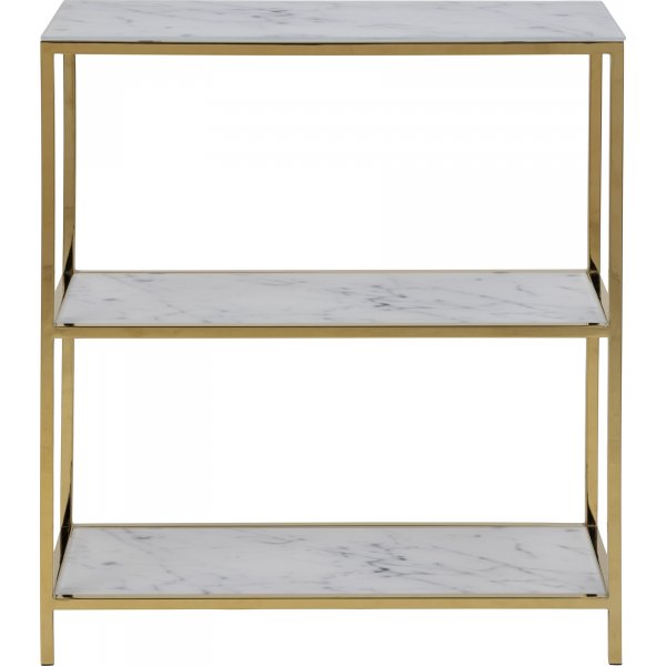 Alisma bokhylle 69,5 cm - Hvit marmor/gull Alisma bokhylle 69,5 cm - Hvit marmor/gull