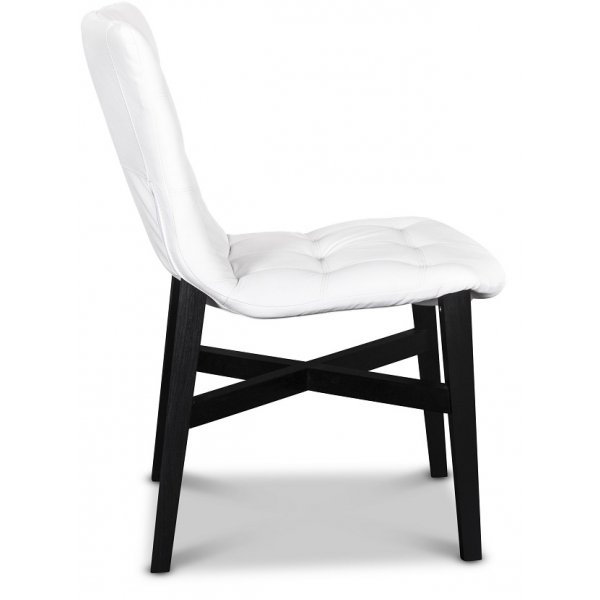 Indie 600 Spisestuestoler Hvitt Kunstlær Indie 600 Spisestuestoler Hvitt Kunstlær