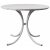Holmsund bord rundt 130 cm hvit