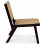 Rizz loungestol - Mahogny / Lys rotting