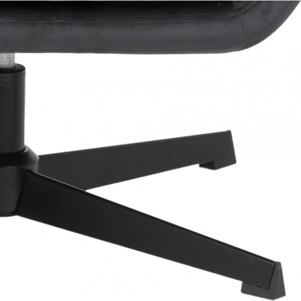 Trafford lenestol med fotskammel - Mørkegrå Trafford lenestol med fotskammel - Mørkegrå