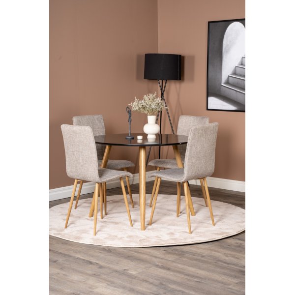 Sirocco Lyx spisestol - Lysegrå Sirocco Lyx spisestol - Lysegrå