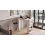 Style barbord - Hvit/marmor